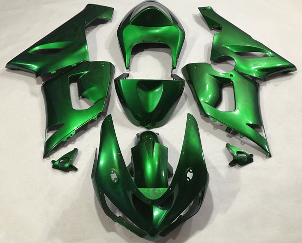 Kawasaki ZX6R 636 Fairings (2005-2006) Candy Green at KingsMotorcycleFairings.com