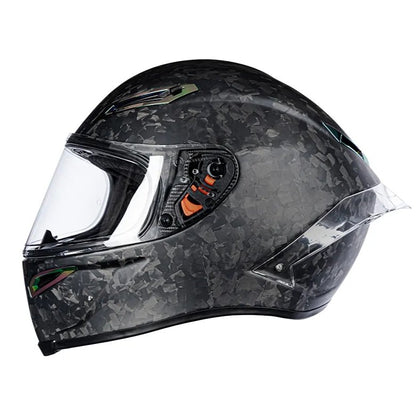 Carbon Fiber Forged Motorcycle Helmet