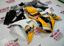 Yamaha YZF-R1 (2002-2003) Yellow, White & Black Fairings - KingsMotorcycleFairings.com