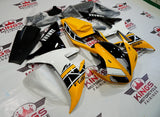Yamaha YZF-R1 (2002-2003) Yellow, White & Black Fairings - KingsMotorcycleFairings.com
