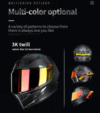 KingsMotorcycleFairings.com Carbon Fiber 3k Motorcycle Helmet