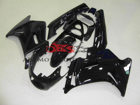 Kings Motorcycle Fairings All Black 1990-2009 Kawasaki ZZR250 Fairings at KingsMotorcycleFairings.com