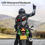 LED Hard Shell Waterproof Motorcycle Helmet Backpack is brought to you by Kings Motorcycle Fairings - KingsMotorcycleFairings.com