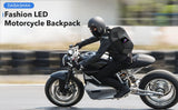 LED Hard Shell Waterproof Motorcycle Helmet Backpack is brought to you by Kings Motorcycle Fairings - KingsMotorcycleFairings.com