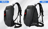 LED Hard Shell Waterproof Motorcycle Helmet Backpack is brought to you by Kings Motorcycle Fairings - KingsMotorcycleFairings.com