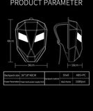 LED Hard Shell Waterproof Motorcycle Helmet Backpack is brought to you by Kings Motorcycle Fairings - KingsMotorcycleFairings.com