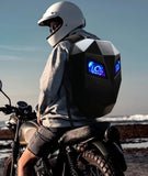 LED Hard Shell Waterproof Motorcycle Helmet Backpack is brought to you by Kings Motorcycle Fairings - KingsMotorcycleFairings.com