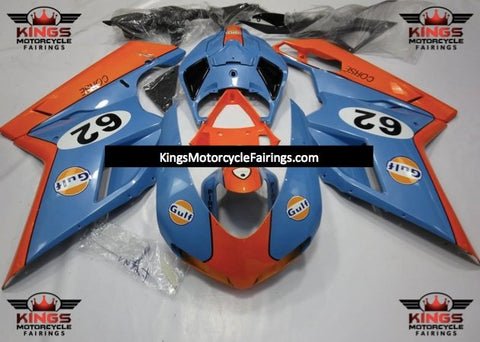 Ducati 1198 (2007-2012) Light Blue & Orange Gulf #62 Fairings