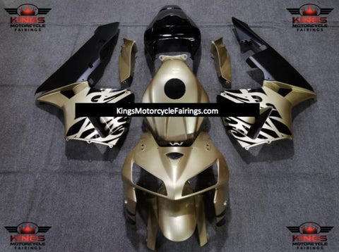 Honda CBR600RR (2005-2006) Light Gold & Black Tribal Fairings