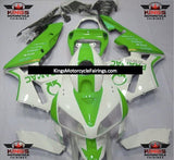 White & Green Pramac Fairing Kit for a 2005 and 2006 Honda CBR600RR motorcycle.