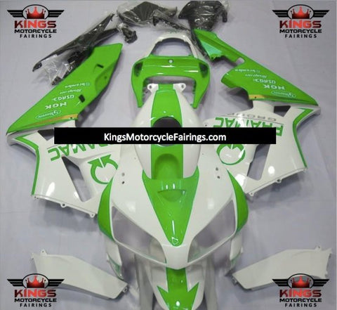 Honda CBR600RR (2005-2006) White & Green Pramac Fairings