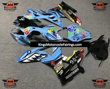 Light Blue Shark Fairing Kit for a 2015 and 2016 BMW S1000RR motorcycle