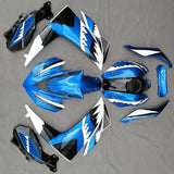 Light Blue, Black and White Shark Teeth Fairing Kit for a Yamaha YZF-R3 2015, 2016, 2017 & 2018 motorcycle