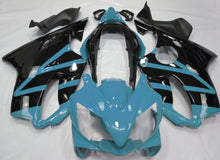 Light Blue and Black Fairing Kit for a 2004, 2005, 2006, 2007 Honda CBR600F4i motorcycle