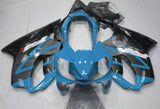 Light Blue and Silver Fairing Kit for a 2004, 2005, 2006, 2007 Honda CBR600F4i motorcycle