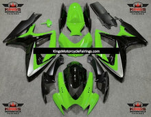 Suzuki GSXR600 (2006-2007) Lime Green, Black & Silver Fairings