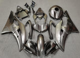 Silver Fairing Kit for a 2008, 2009, 2010, 2011, 2012, 2013, 2014, 2015 & 2016 Yamaha YZF-R6 motorcycle