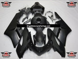Matte Black Fairing Kit for a 2004 and 2005 Honda CBR1000RR motorcycle