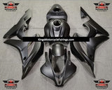 Matte Black Fairing Kit for a 2007 and 2008 Honda CBR600RR motorcycle