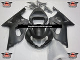 Matte Black Fairing Kit for a 2000, 2001, 2002 & 2003 Suzuki GSX-R750 motorcycle