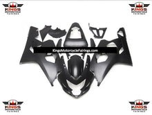 Matte Black Fairing Kit for a 2004 & 2005 Suzuki GSX-R750 motorcycle