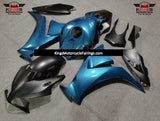 Matte Black and Blue Fairing Kit for a 2012, 2013, 2014, 2015 & 2016 Honda CBR1000RR motorcycle