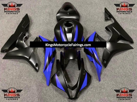 Honda CBR600RR (2007-2008) Matte Black & Blue Fairings