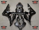 Gloss Black & Matte Black Fairing Kit for a 2007 and 2008 Honda CBR600RR motorcycle