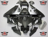 Matte Black and Black Punisher Skulls Fairing Kit for a 2003 and 2004 Honda CBR600RR motorcycle