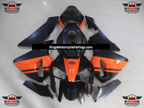 Honda CBR600RR (2005-2006) Matte Black & Orange Fairings