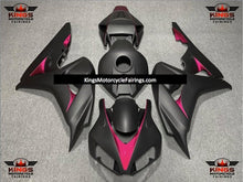 Honda CBR 1000RR Fairings (2006-2007) Matte Black, Pink at KingsMotorcycleFairings.com