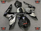 Matte Black & Matte Silver Repsol Fairing Kit for a 2006 & 2007 Honda CBR1000RR motorcycle