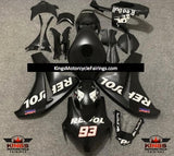 Honda CBR1000RR (2008-2011) Matte Black Repsol RedBull Fairings
