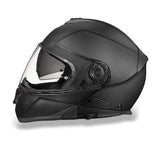 KINGS MATTE BLACK DAYTONA GLIDE MOTORCYCLE HELMET - MG1B