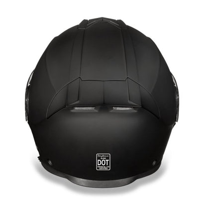 KINGS MATTE BLACK DAYTONA GLIDE MOTORCYCLE HELMET - MG1B