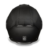KINGS MATTE BLACK DAYTONA GLIDE MOTORCYCLE HELMET - MG1B