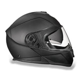 KINGS MATTE BLACK DAYTONA GLIDE MOTORCYCLE HELMET - MG1B