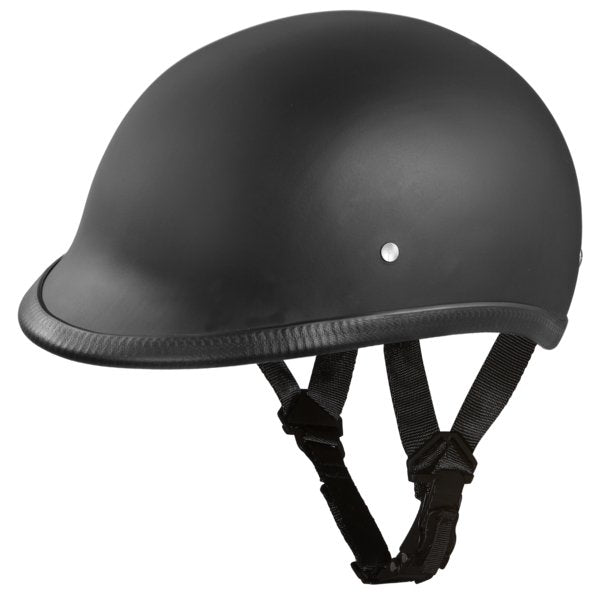 Motorcycle Helmet, Matte Black Hawk Polo