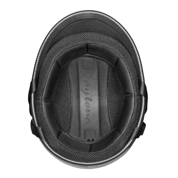 Kings Matte Black Hawk Polo Motorcycle Helmet