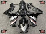 Honda CBR1000RR (2012-2016) Matte Black, Silver & Orange Fairings