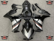Matte Black, Silver and Orange Fairing Kit for a 2012, 2013, 2014, 2015 & 2016 Honda CBR1000RR motorcycle