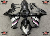 Honda CBR1000RR (2012-2016) Matte Black, Silver & Pink Fairings