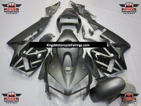 Honda CBR600RR (2005-2006) Matte Gray & Gloss Black Fairings