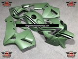Matte Green Fairing Kit for a 2005 and 2006 Honda CBR600RR motorcycle