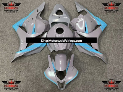 Honda CBR600RR (2009-2012) Matte Nardo Gray & Light Blue Fairings