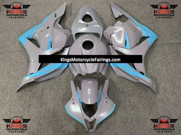 Honda CBR600RR (2009-2012) Matte Nardo Gray & Light Blue Fairings