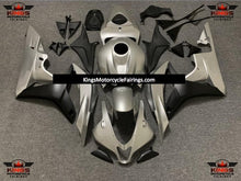Matte Silver and Matte Black Fairing Kit for a 2006 & 2007 Honda CBR1000RR motorcycle