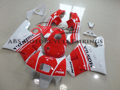Honda NSR250R MC18 Fairings (1989) Red, White Stripes at KingsMotorcycleFairings.com