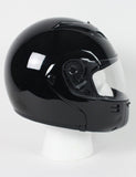 DOT Full Face Modular Gloss Black Kings Motorcycle Helmet - MODB