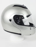 DOT Full Face Modular Silver Kings Motorcycle Helmet